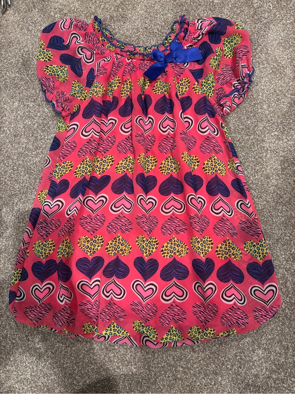 Girls heart top size 7/8